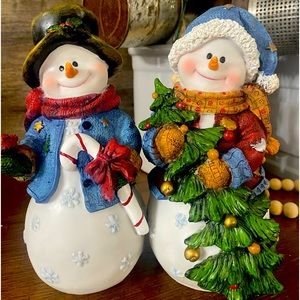 Vintage Home Interior Snowmen